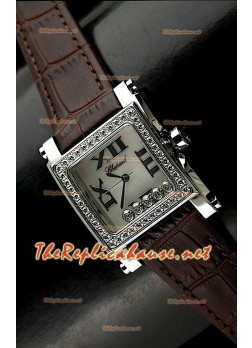 Chopard Happy Sport Ladies Watch in Brown Strap