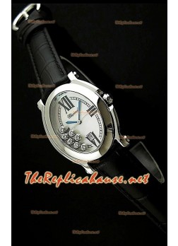 Chopard Happy Sport Ladies Watch in Black Strap