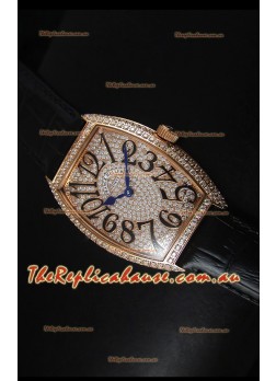 Franck Muller Master of Complications Casablanca Ladies Watch in Rose Gold Case 
