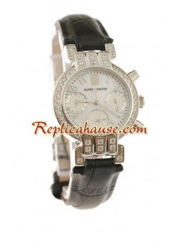 Harry Winston Chronograph Swiss Ladies Wristwatch HARWNT06