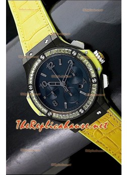 Hublot Tutti Frutti Black Lemon Swiss Replica Watch
