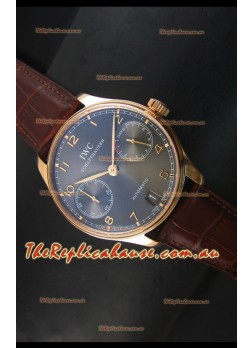 IWC Portugieser IW500702 Swiss Automatic Watch in Grey Dial - Updated 1:1 Mirror Replica  