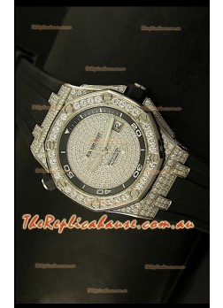 Audemars Piguet Royal Oak Offshore Diver Watch - Iced out Edition