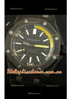 Audemars Piguet Royal Oak Offshore Scuba Swiss Replica Watch - Genuine Carbon Casing