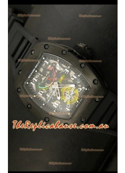 Richard Mille RM002 Power Reserve Tourbillon Swiss Replica Watch in PVD 