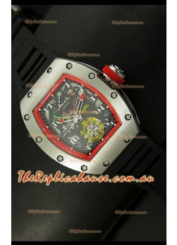 Richard Mille RM002 Power Reserve Tourbillon Swiss Replica Watch in Steel Case