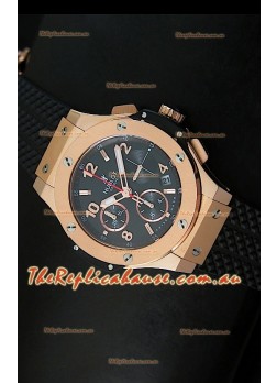 Hublot Big Bang Pink Gold Casing Swiss Watch 40MM - 1:1 Mirror Replica 
