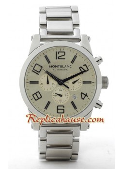 Mont Blanc Timewalker - Cream Crystals MBLNC34