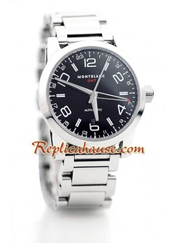 Mont Blanc Timewalker GMT Swiss Wristwatch MBLNC28