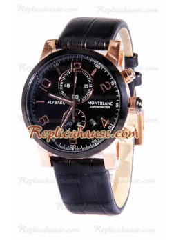 Mont Blanc Classic Flyback Chronograph Wristwatch MBLNC02