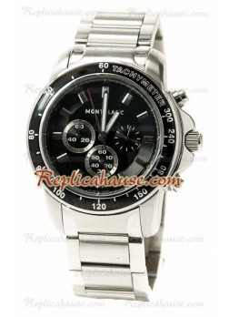 Mont Blanc Sports Chronograph Wristwatch MBLNC09