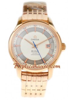 Omega CO AXIAL DeVille Hour Vision Swiss Wristwatch OMEG24