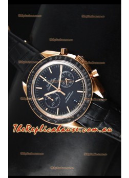 Omega Speedmaster Moon Watch Co-Axial Japanese Replica Watch Rose Gold Case