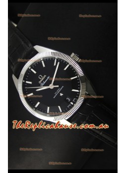 Omega Globemaster Co-Axial Swiss Black Dial Stainless Steel - 1:1 Mirror Replica Watch