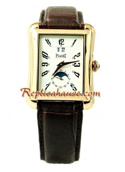Piaget Black Tie Emperador Moon Phase Wristwatch PIGT18