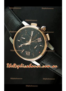 Mont Blanc Automatic Chronograph Japanese Replica Watch Black Dial