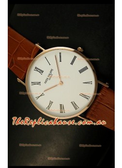Patek Philippe Calatrava Ulta-Thin Japanese Replica Watch - 4MM Thick