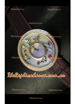 Piaget Altiplano Ultra-Thin Swiss Quartz Movement Ladies watch with Brown Strap