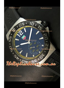 Tag Heuer Formula 1 Japanese Replica Watch in Quartz Movement - Yellow Dial Borders