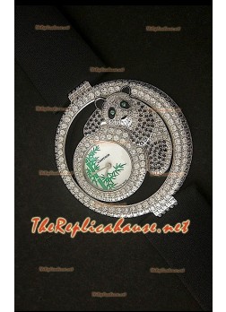 Le Cirque Animalier de Cartier Swiss Replica Watch with Genuine Swarovski Crystals
