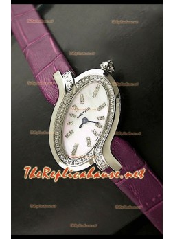 Delices De Cartier Ladies Replica Watchin Pink Strap