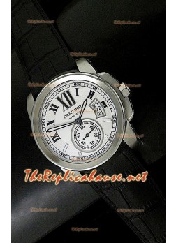 Swiss Calibre De Cartier Replica Watch- 1:1 Ultimate Mirror Replica Watch