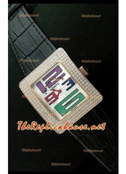 Franck Muller Infinity Ladies Replica Watch in Rose Gold Arabic Hour Numerals
