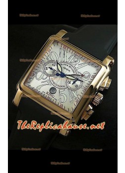 Franck Muller Conquistador King Cortez Gold Swiss Watch