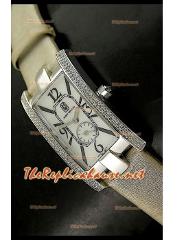 Harry Winston Avenue C Pearl Dial Watch