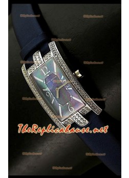 Harry Winston Avenue C Blue Pearl Dial
