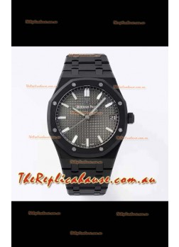 Audemars Piguet Royal Oak PVD Coated Swiss Replica Watch 3120 Swiss Movement - Grey Dial 