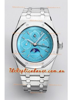 Audemars Piguet Royal Oak Perpetual Calendar Swiss Replica 904L Steel - Tiffany Blue Dial