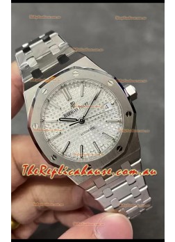 Audemars Piguet Royal Oak 37MM White Dial 904L Steel Watch in 3120 Movement - 1:1 Mirror Replica