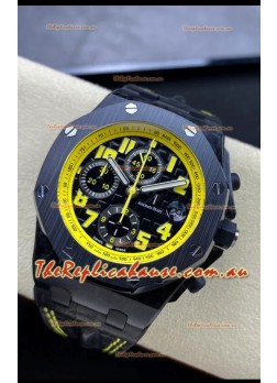 Audemars Piguet Royal Oak Offshore Bumble Bee Black Dial Chronograph 1:1 Mirror Replica Watch