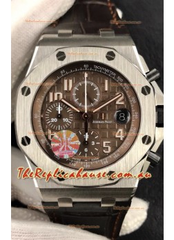 Audemars Piguet Royal Oak Offshore Chronograph Brown Dial 904L Steel - 1:1 Mirror 3126 Movement