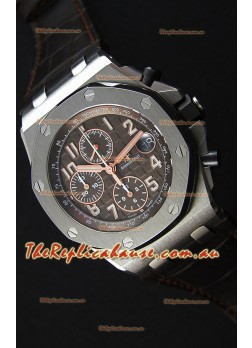 Audemars Piguet Royal Oak Offshore Brown Dial Chronograph 1:1 Mirror Replica Watch 