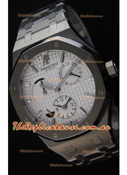 Audemars Piguet Royal Oak Dual Time Swiss Replica Watch  in White Dial