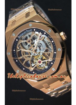 Audemars Piguet Royal Oak Tourbillon Extra-Thin Openworked Rose Gold Watch