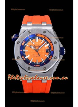 Audemars Piguet Royal Oak Diver Swiss Replica Orange Dial 1:1 Quality 3120 Movement 904L Steel 
