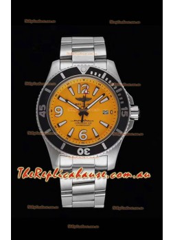 Breitling Superocean Automatic 44 Steel - Yellow Dial 1:1 Mirror Replica