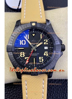 Breitling Avenger GMT 45V32395101B1X1  1:1 Mirror Swiss Replica Watch - Titanium Case