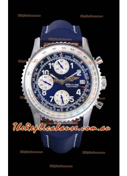 Breitling Navitimer Chronograph 41MM Swiss Replica Watch Blue Dial in 904L Steel Casing