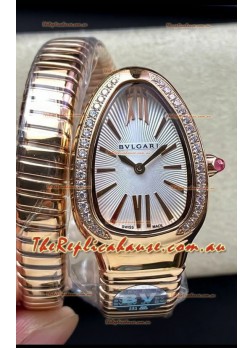 Bvlgari Serpenti Edition Rose Gold Casing Watch in 1:1 Mirror Quality