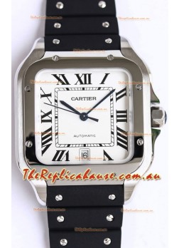 Santos De Cartier Stainless Steel Casing 1:1 Mirror Swiss Replica Watch 40MM