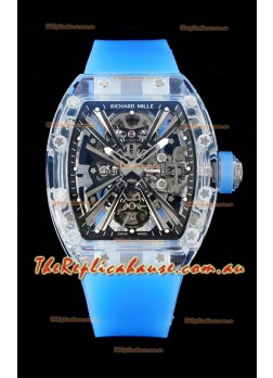 Richard Mille RM12-01 Sapphire Casing with Genuine Tourbillon Movement 1:1 Ultimate Replica