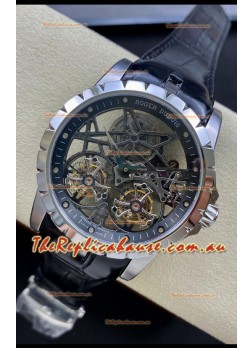Roger Dubuis Excalibur Dual Tourbillon 1:1 Mirror Swiss Steel Case