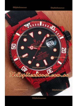 Rolex Submariner DiW Carbon Fiber Edition Swiss Replica Watch - 1:1 Mirror Replica