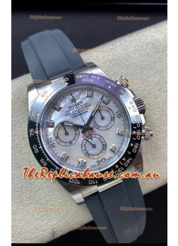 Rolex Cosmograph Daytona 116519LN Pearl Dial Cal.4130 Movement - 904L Steel Watch