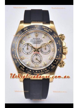 Rolex Cosmograph Daytona 116518LN-0037 Yellow Gold Original Cal.4130 Movement - 904L Steel Watch