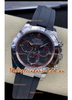 Rolex Cosmograph Daytona 116509 Black Dial Cal.4130 Movement - 904L Steel Watch